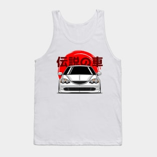 White DC5 RSX Front Tank Top